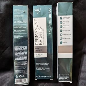 Ion Permanent Brights Creme Hair Color Pastel Blue Spruce (teal / turquoise)